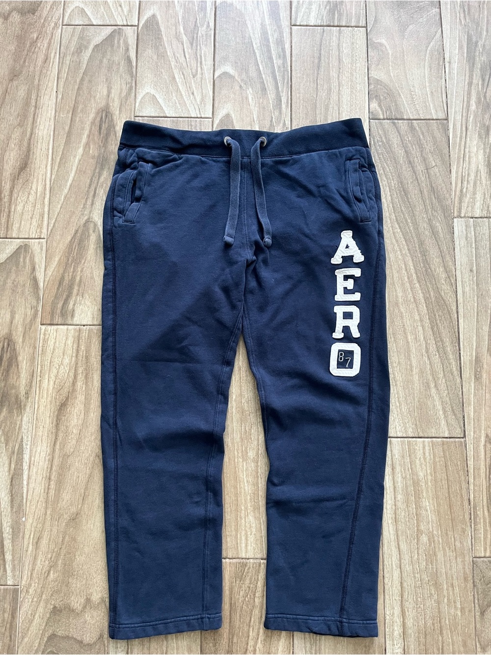 Vintage Y2K Aeropostale logo embroidered wide legs pants